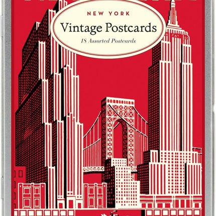 NY Vintage Postcard Set