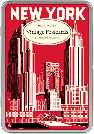 NY Vintage Postcard Set