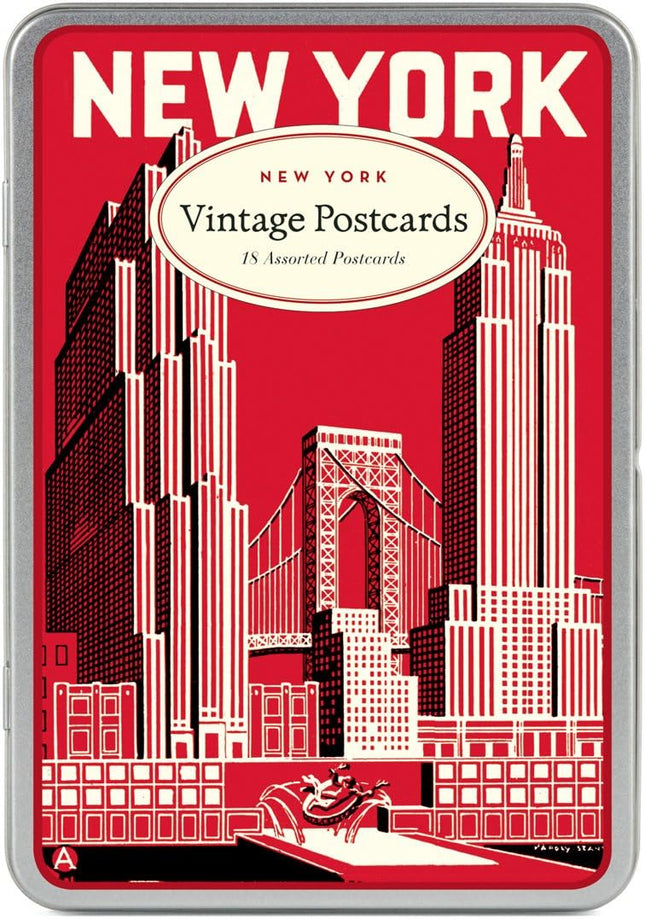 NY Vintage Postcard Set
