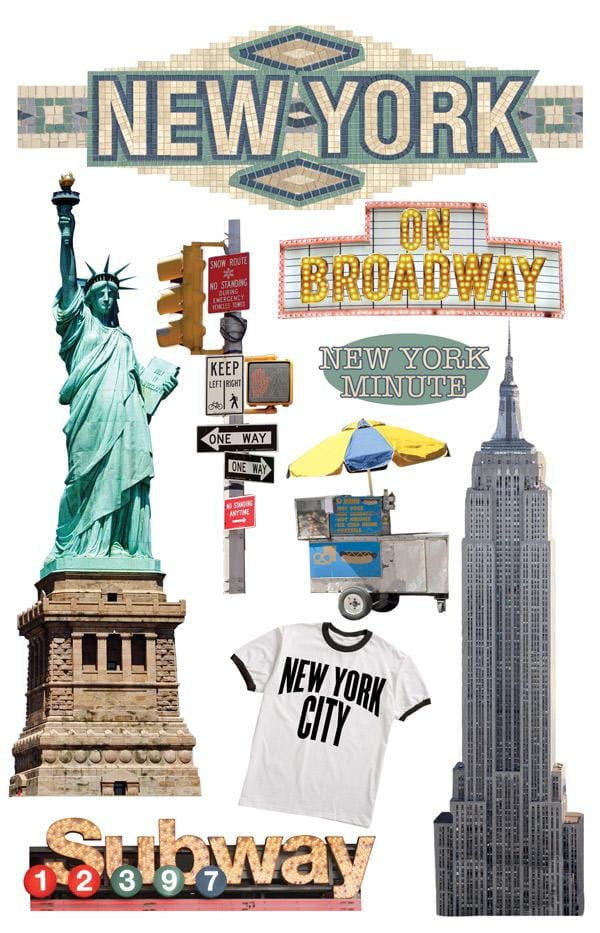 NYC Icon 3D sticker