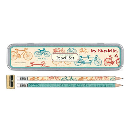 Vintage Bicycles Pencil Set