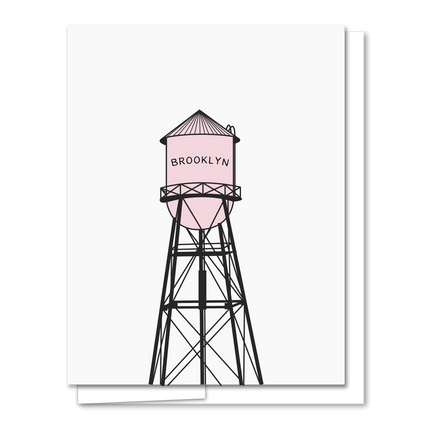 Brooklyn Water Tower Card