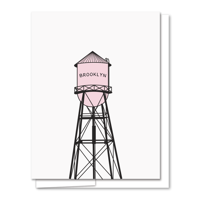 Brooklyn Water Tower Card