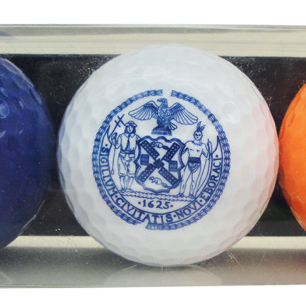City Seal 3 Pack Golf Balls