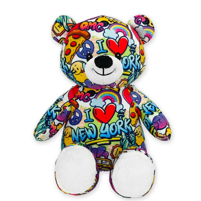 NY Graffiti Eco Teddy Bear