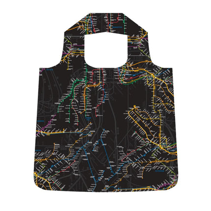 Subway Map Shopper Tote