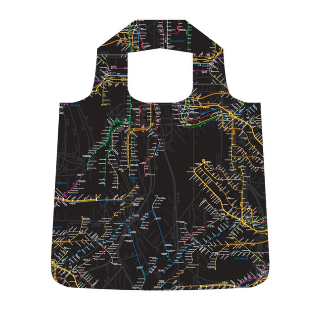 Subway Map Shopper Tote