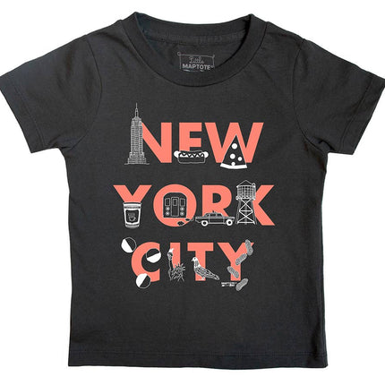 New York City Font Kids T-Shirt