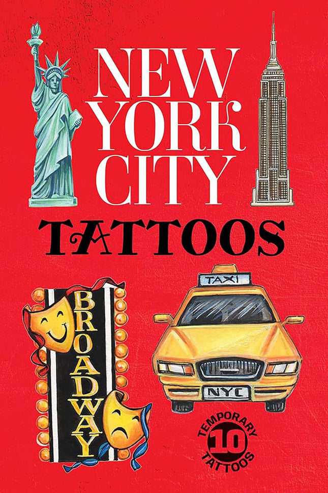 New York City 10 Temp Tattoos