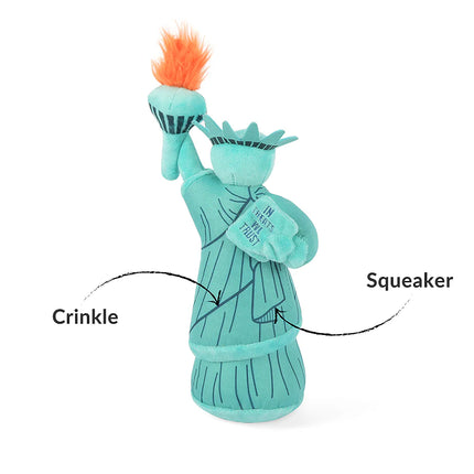 Touristy Statue of Liberty Dog Toy