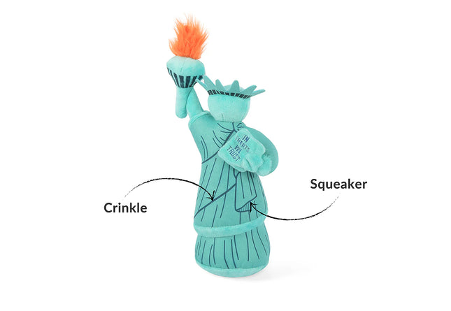 Touristy Statue of Liberty Dog Toy