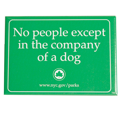 No People Except... Magnet