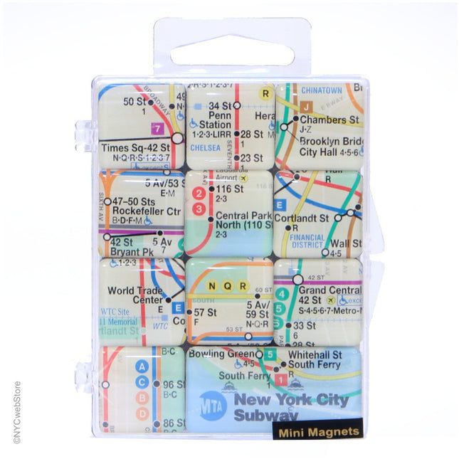 MTA Mini Subway Magnet Set