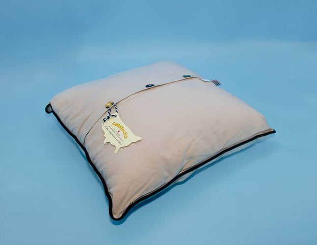 Queens Embroidered Pillow