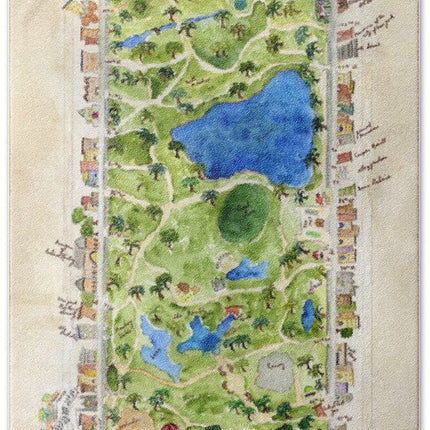 Central Park Tea Towel