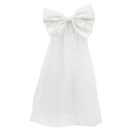 Hair Bow with Veil