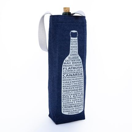 Brooklyn Denim Wine Tote