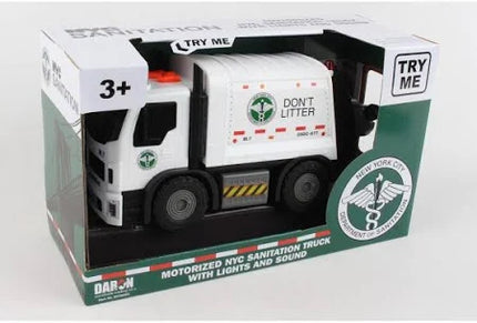 DSNY Motorized Garbage Truck W/Lights, Sound & Lifting Trash