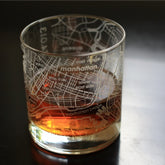NYC Map Rocks Glass